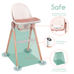 Children of Design 6 in 1 Deluxe High Chair