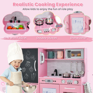 Toddler Pretend Play Kitchen for Boys and Girls 3-6 Years Old