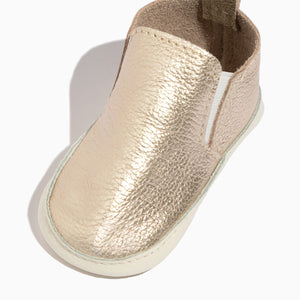 Platinum Slip On Baby Shoe