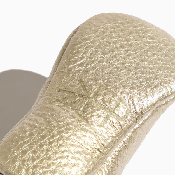 Platinum T-Bar Baby Shoe in angle 4 view, stylish and comfortable for little feet.