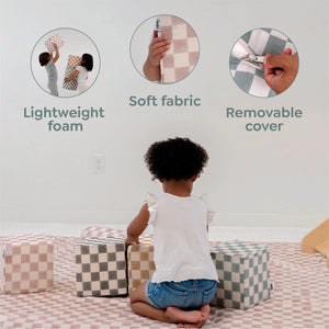 Beige Yin Yang Play Cube