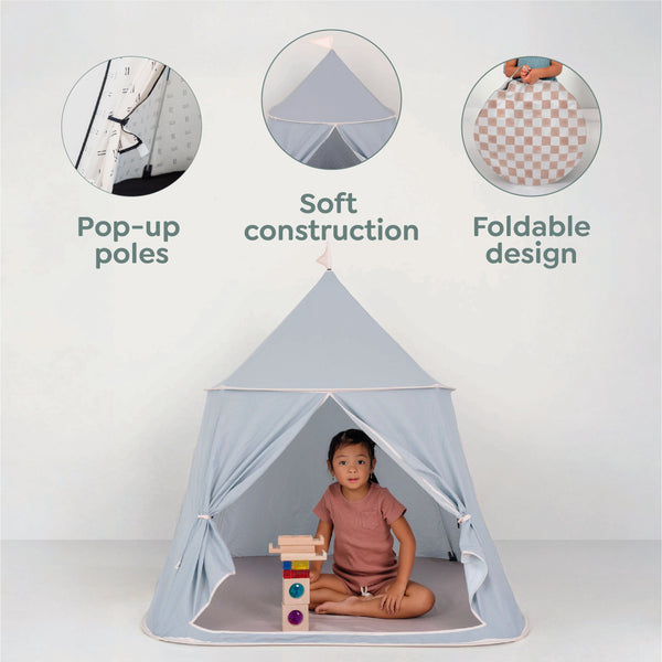 Terrazzo Chalk Play Tent