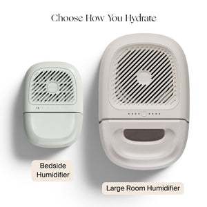 Large room humidifier at angle 13, designed for optimal moisture and comfort in baby’s nursery.