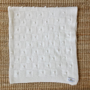 Popcorn Knit Blanket