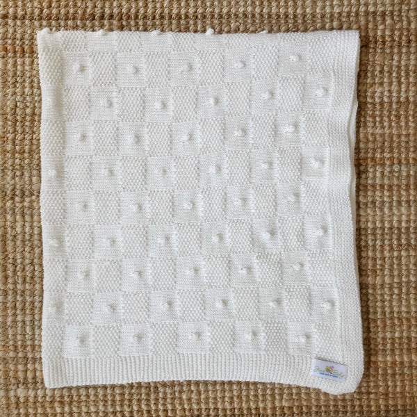 Popcorn Knit Blanket