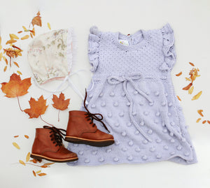 Popcorn Knit Dress - In Stock