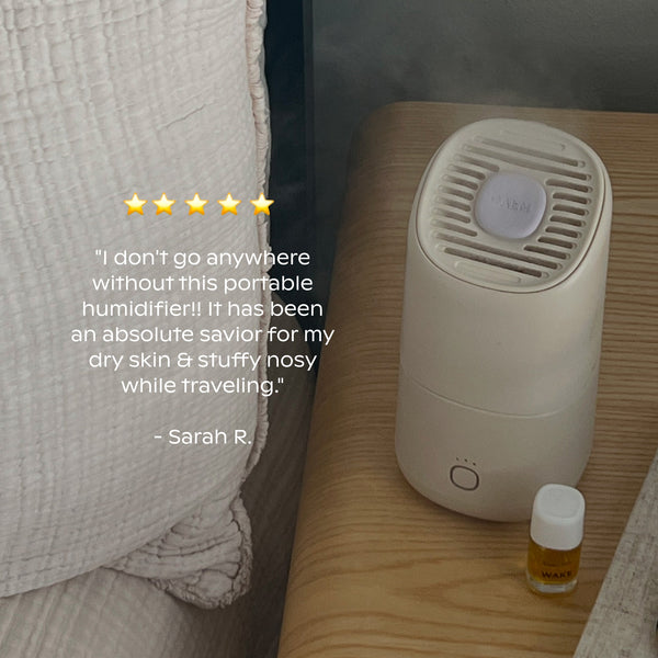 Canopy Portable Humidifier Hybrid Wireless Rechargeable Travel