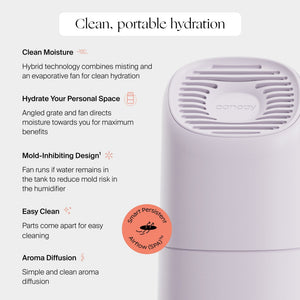 Canopy Portable Humidifier Hybrid Wireless Rechargeable Travel