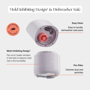 Canopy Portable Humidifier Hybrid Wireless Rechargeable Travel