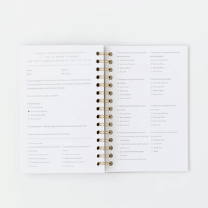 Coil-Bound Postpartum Journal