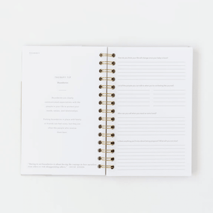 Coil-Bound Postpartum Journal