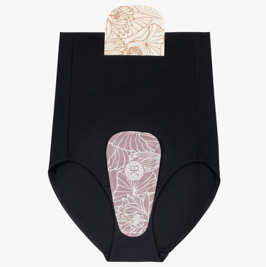 Postpartum recovery underwear with hot/cold gel packs for comfort and support after childbirth.