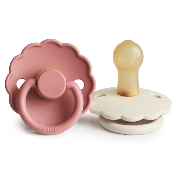 FRIGG Daisy Natural Rubber Pacifier 2-Pack