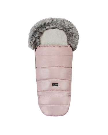 Pastel Pink Organic Premium Wool Adjustable Footmuff