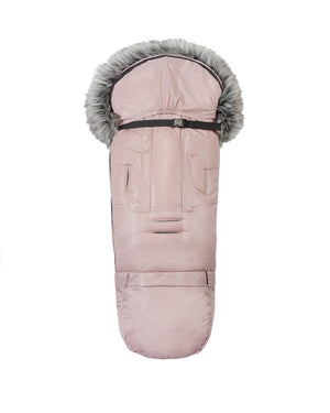 Pastel Pink Organic Premium Wool Adjustable Footmuff