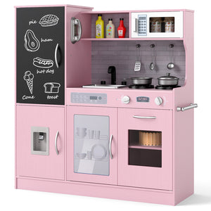 Pretend Play Kitchen with Utensils for Kids Aged 3+ - Realistic