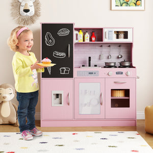 Pretend Play Kitchen with Utensils for Kids Aged 3+ - Realistic