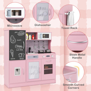 Pretend Play Kitchen with Utensils for Kids Aged 3+ - Realistic