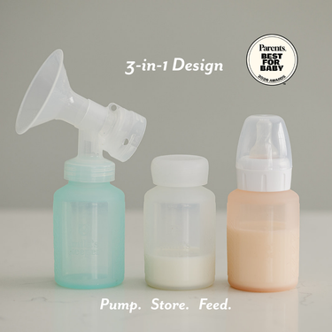 Silicone Breast Milk Storage Bottles
