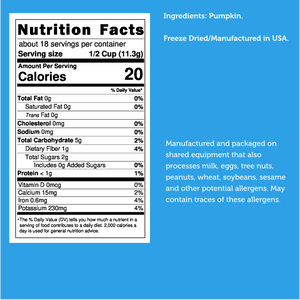 Freeze Dried Pumpkin