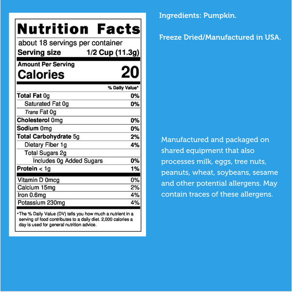 Freeze Dried Pumpkin