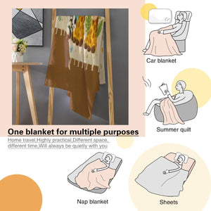 Personalized Safari Name Blanket | Custom Baby & Kids Gift