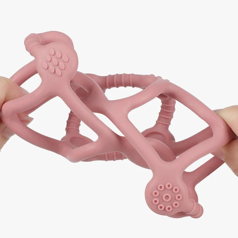 Haakaa Silicone Teething Ball 1 PK - Safe, soft, and soothing teether for babies to relieve teething discomfort.
