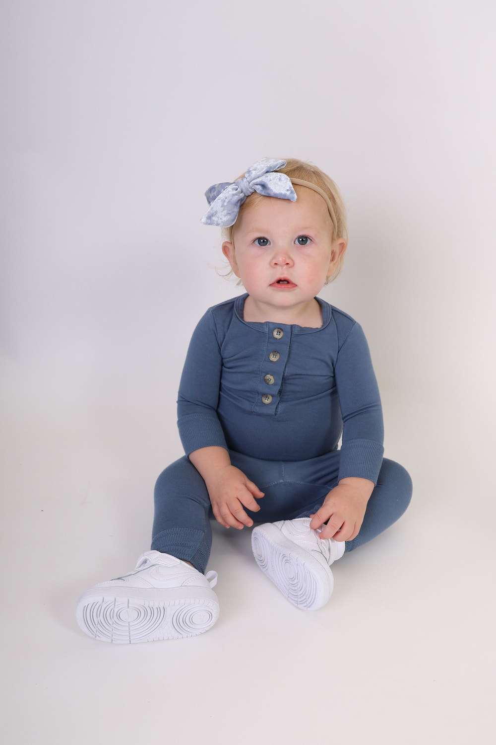 GOLDIE || BABY LONG SLEEVE HENLEY TOP AND BOTTOM SET