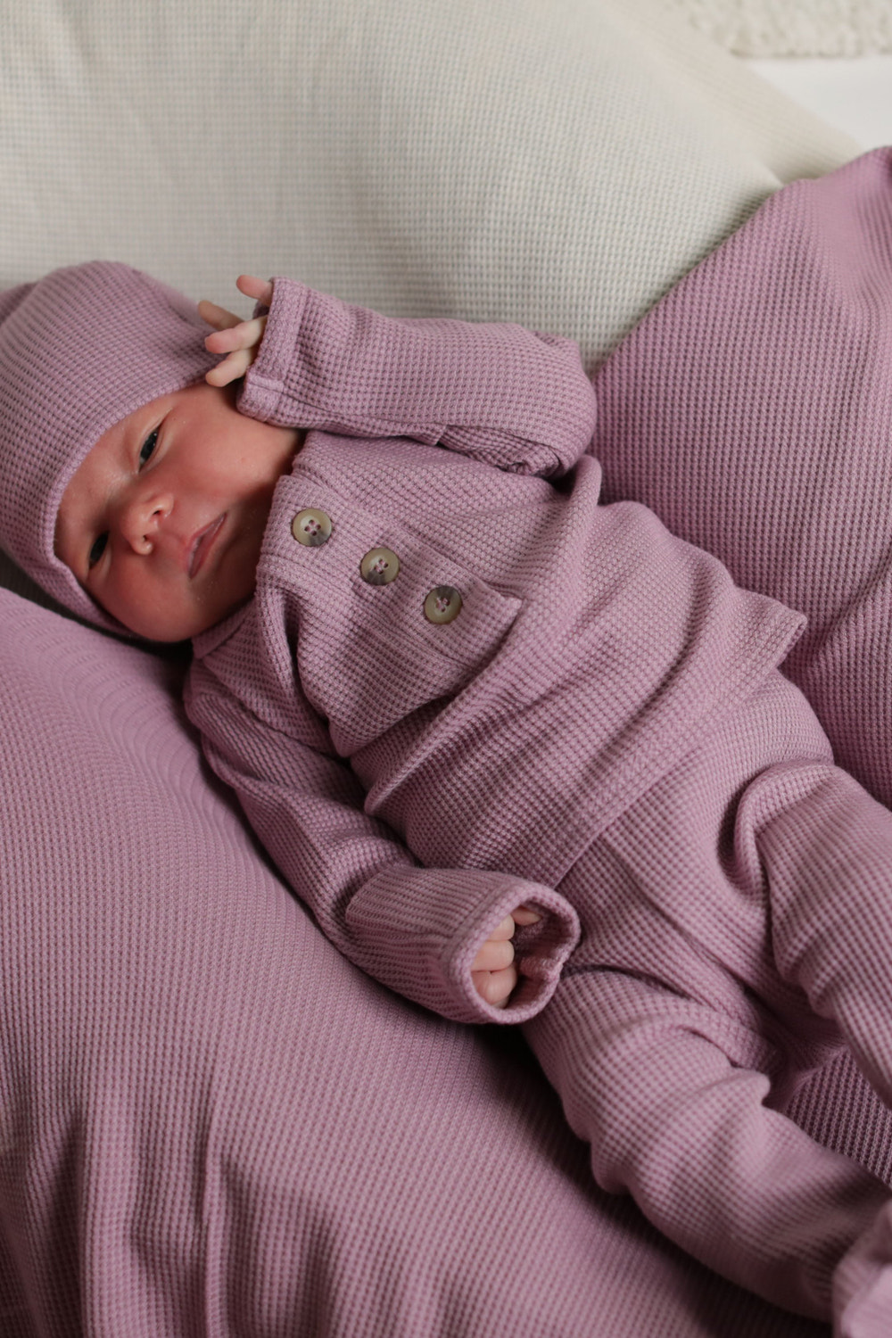 DELILAH || THERMAL BABY SWADDLE WITH BINDING