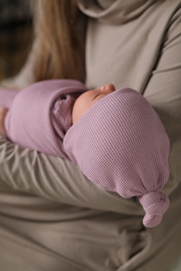 DELILAH || THERMAL TOP KNOT HAT