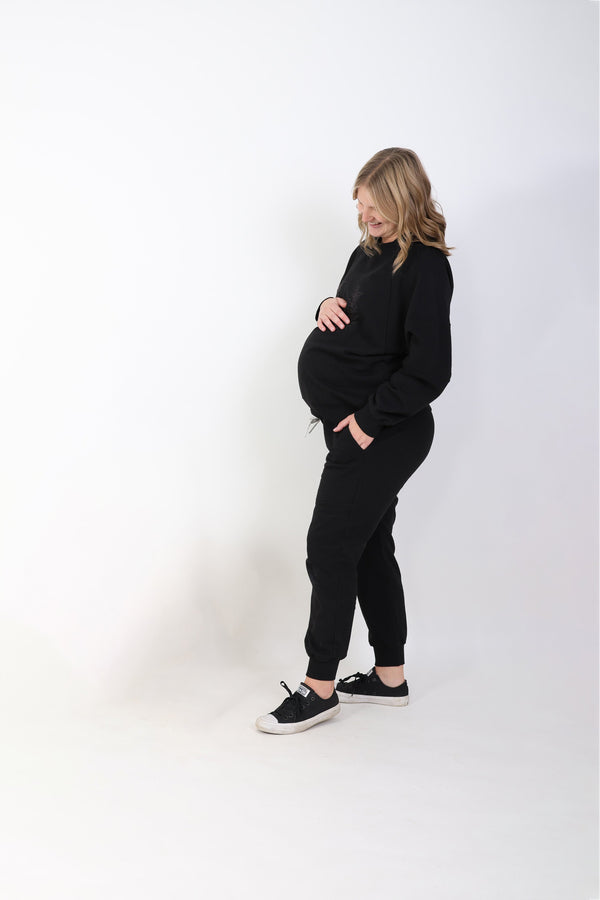 ELLE || ORGANIC COTTON MATERNITY JOGGER