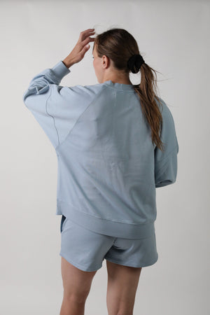 ELLE || ORGANIC COTTON MATERNITY CREW NECK PULLOVER