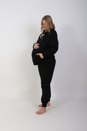 ELLE || ORGANIC COTTON MATERNITY HOODIE