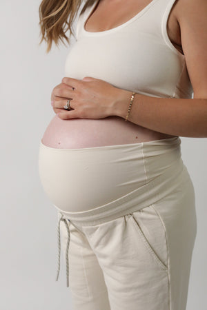 ELLE || ORGANIC COTTON MATERNITY JOGGER