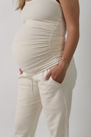 ELLE || ORGANIC COTTON MATERNITY JOGGER