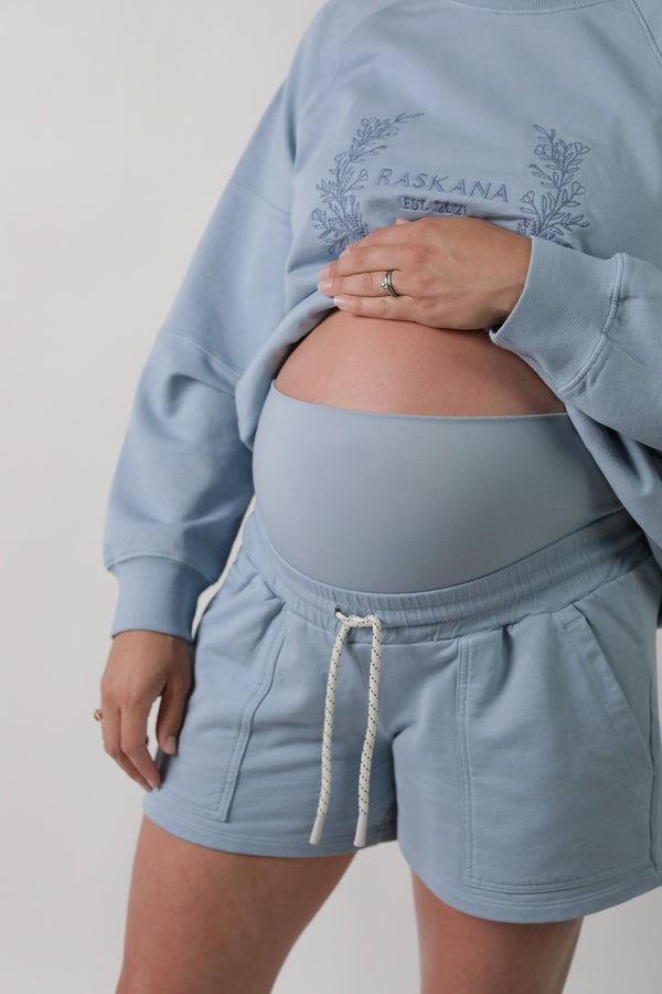 ELLE || ORGANIC COTTON MATERNITY SHORT