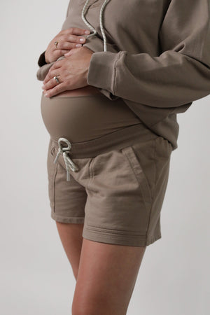 ELLE || ORGANIC COTTON MATERNITY SHORT