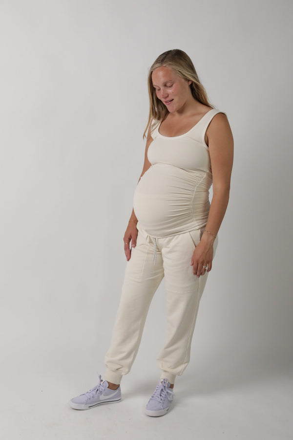 FRANKIE || SCOOP NECK MATERNITY TANK