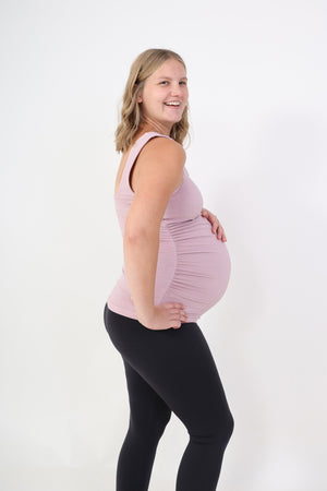 FRANKIE || SCOOP NECK MATERNITY TANK