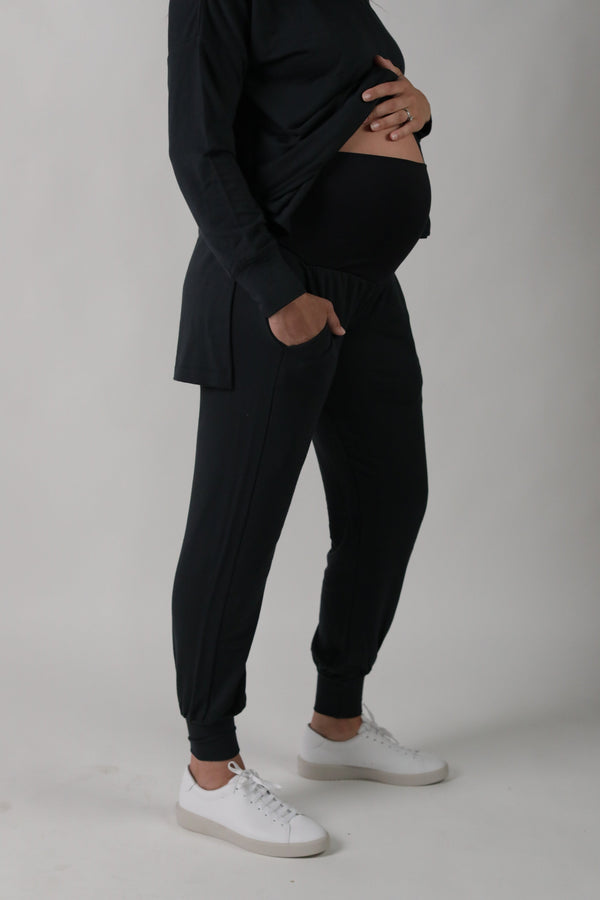 RUBY || MODAL SPANDEX MATERNITY LOUNGEWEAR JOGGER