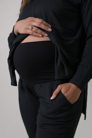 RUBY || MODAL SPANDEX MATERNITY LOUNGEWEAR JOGGER
