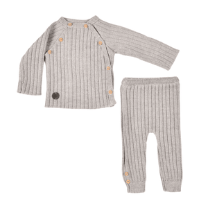 MAILLE LOVE | Boys Light Grey Knit Gift Set (5)