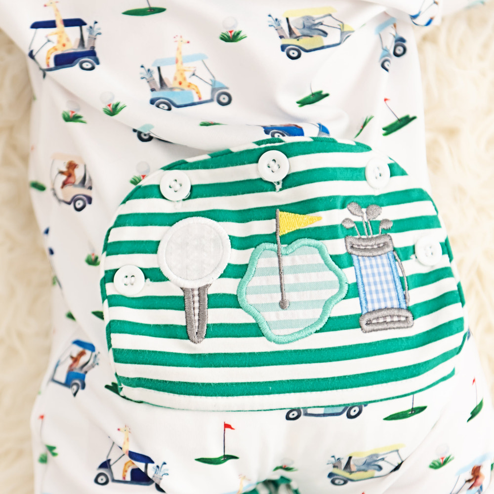 Boys Fairway Golf Romper - MOOGCO Baby