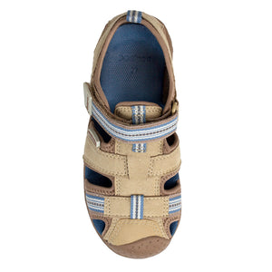 Beige Sahara - Flex® sandals for babies, viewed from angle 3, showcasing stylish design and comfortable fit.