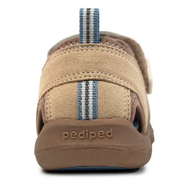Beige Sahara Flex® sandals for babies, shown from angle 4, perfect for comfort and style.