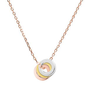 Mysha Triple Ring of Peace Mixed Metal Pendant