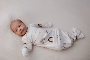 Rainbow Newborn Knotted Baby Gown