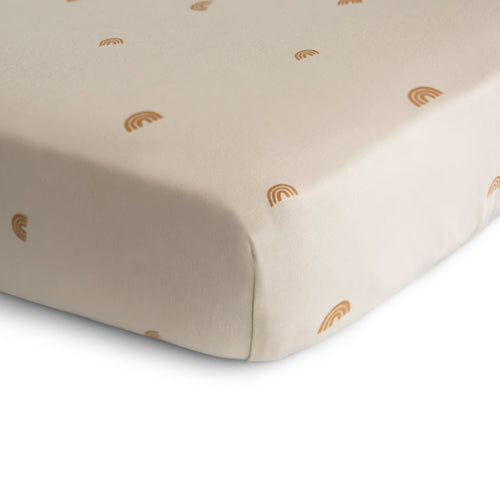 Mushie Stretchy MINI Crib Sheet Organic Cotton Pre-washed