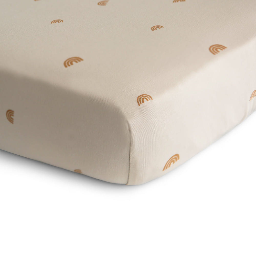 Mushie Stretchy MINI Crib Sheet Organic Cotton Pre-washed