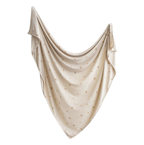 Mushie Stretchy Swaddle Soft Breathable Wrap Blanket